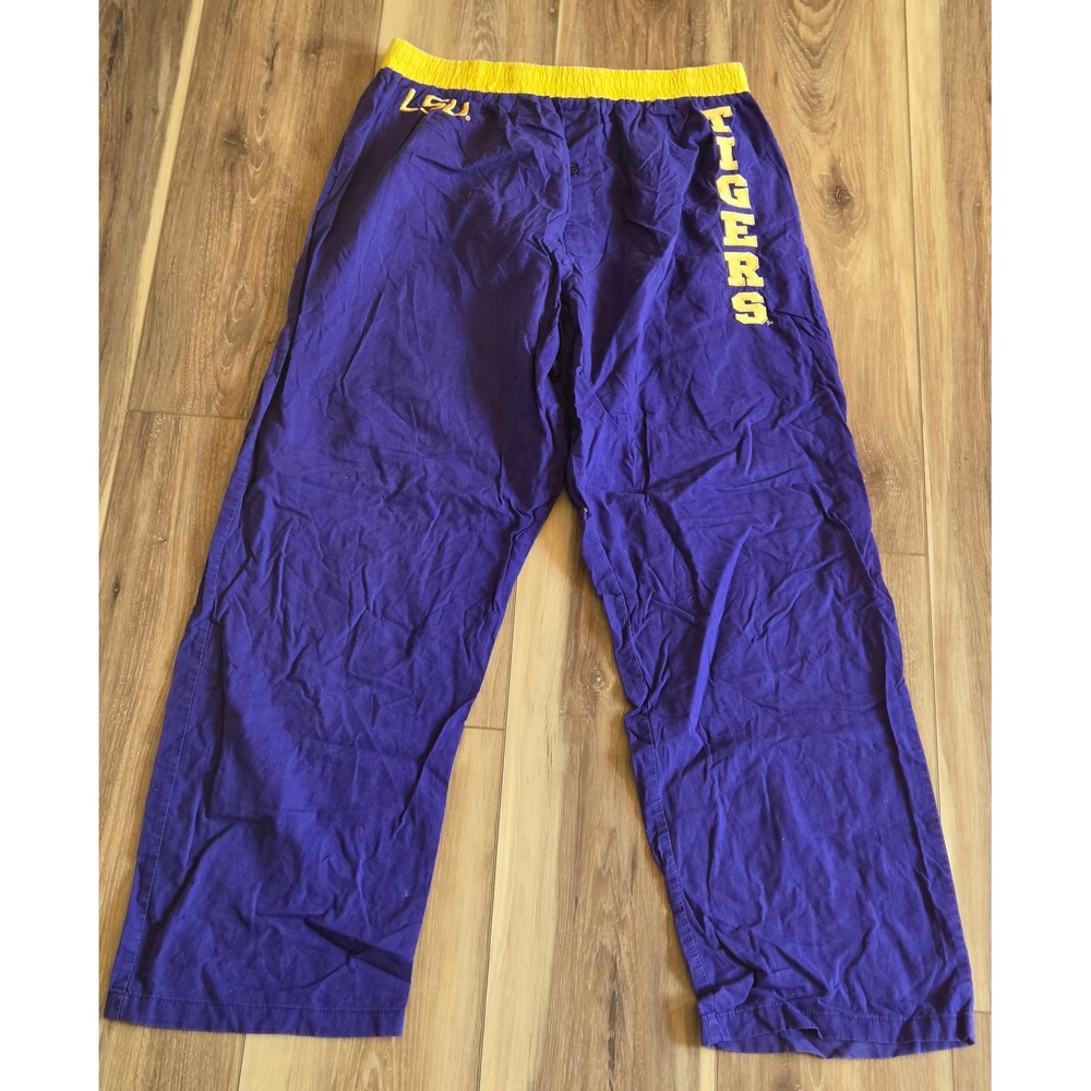 Sideline LSU Tigers Lounge Pants Men's Size Large Purple Gold